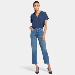 Charlotte Relaxed Jeans - Blue Island -Nydj Apparel Shop MRDO8853 BLISD DPA