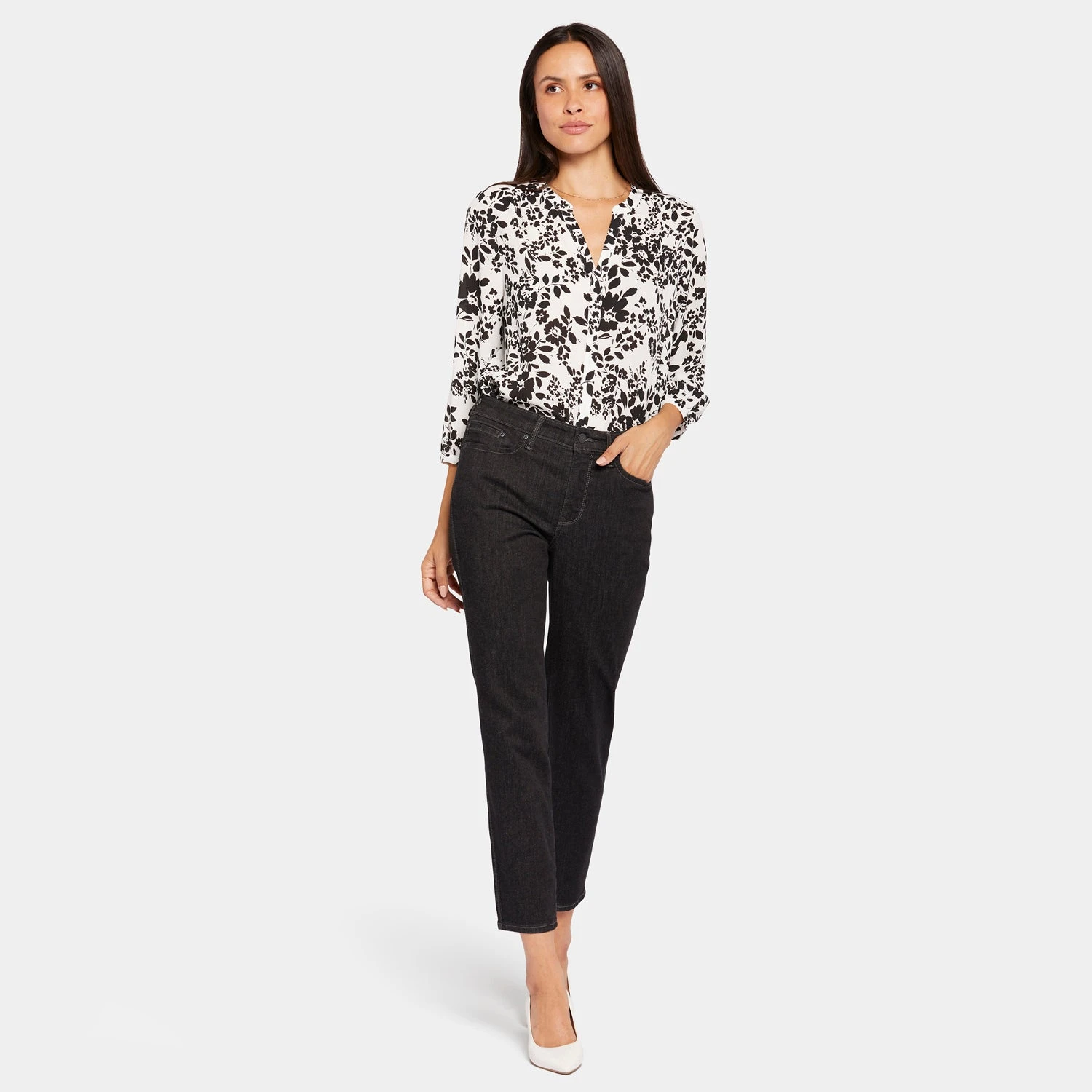 Stella Tapered Ankle Jeans - Eternity 7 Stella Tapered Ankle Jeans - Eternity - Image 7