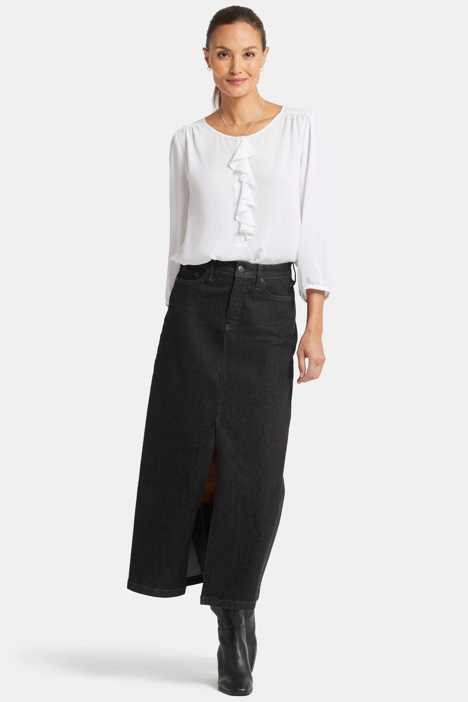 High Rise Long Skirt - Eternity 4 High Rise Long Skirt - Eternity - Image 4