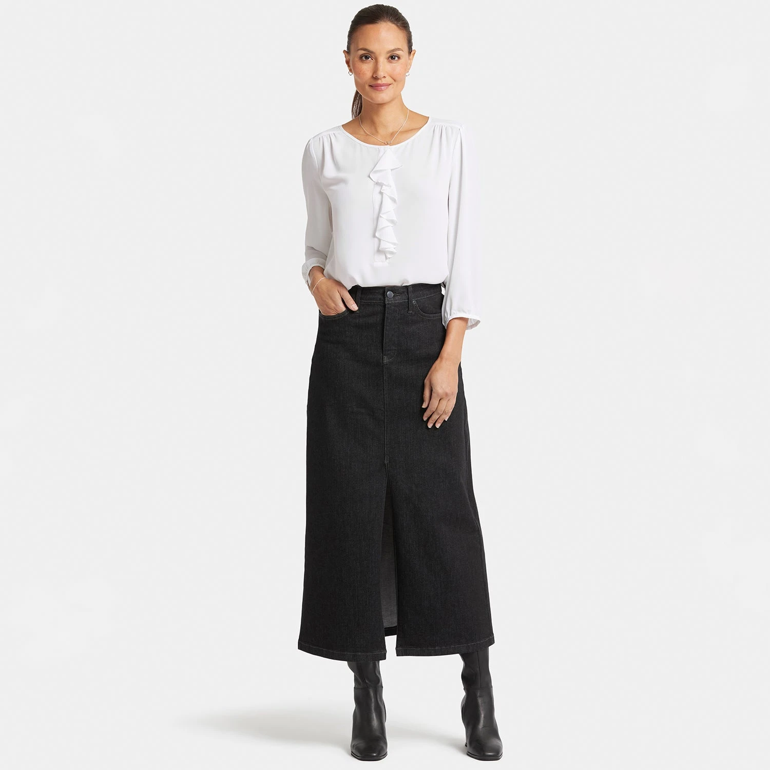 High Rise Long Skirt - Eternity 7 High Rise Long Skirt - Eternity - Image 7