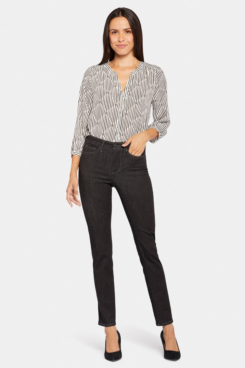 Le Silhouette Sheri Slim Jeans - Eternity 5 Le Silhouette Sheri Slim Jeans - Eternity - Image 5