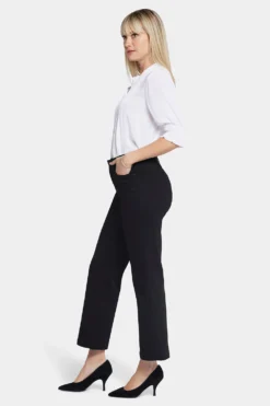 Relaxed Flared Jeans - Black Rinse -Nydj Apparel Shop MSHB8491 BLKRI 5