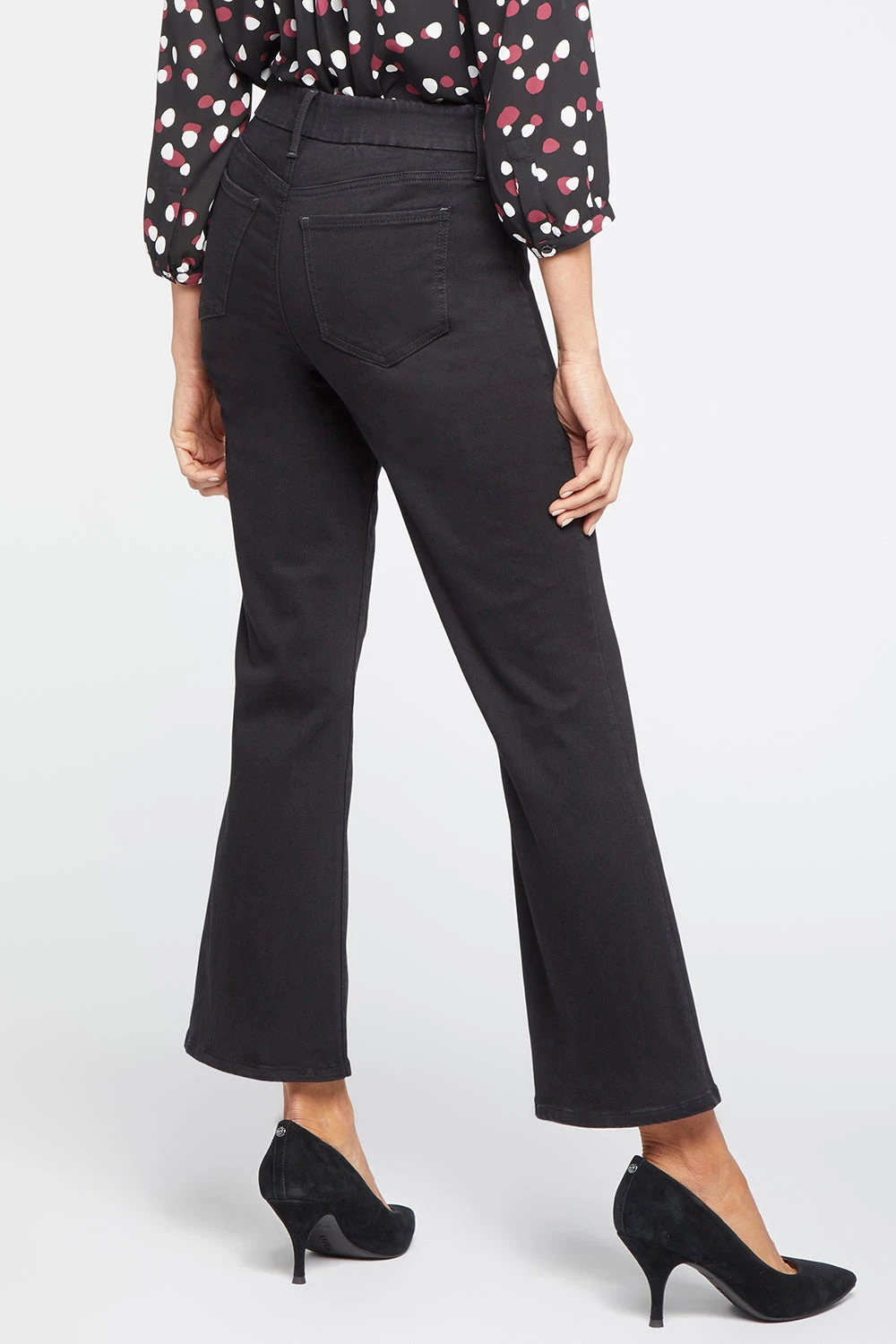 Waist-Match™ Julia Relaxed Flared Jeans - Black Rinse 2 Waist-Match™ Julia Relaxed Flared Jeans - Black Rinse - Image 2