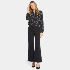 Waist-Match™ Major Wide Leg Jeans- Vintage Black -Nydj Apparel Shop MSHB8708 VINBL DPA