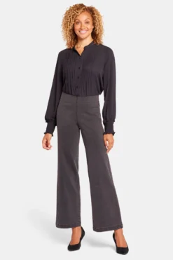 Teresa Wide Leg Pull-On Jeans - Sierra