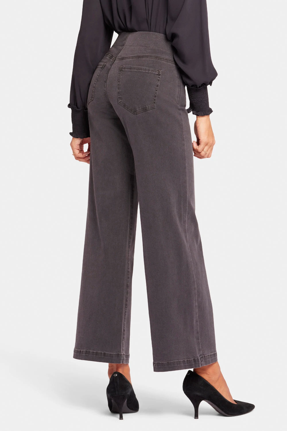 Teresa Wide Leg Pull-On Jeans - Sierra 2 Teresa Wide Leg Pull-On Jeans - Sierra - Image 2