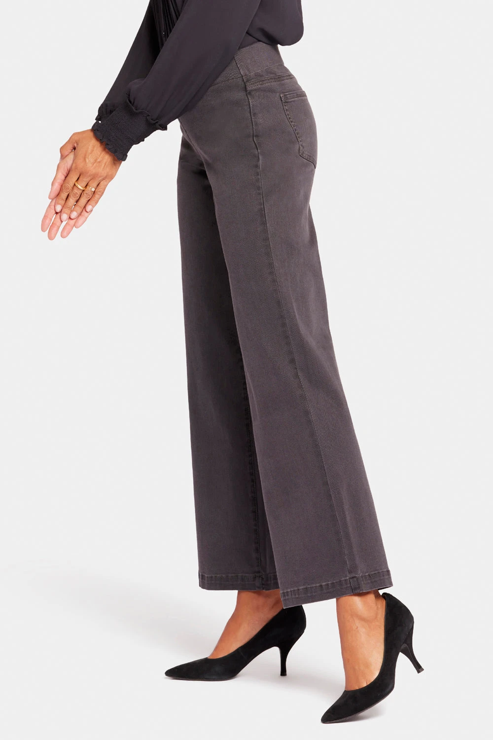 Teresa Wide Leg Pull-On Jeans - Sierra 3 Teresa Wide Leg Pull-On Jeans - Sierra - Image 3