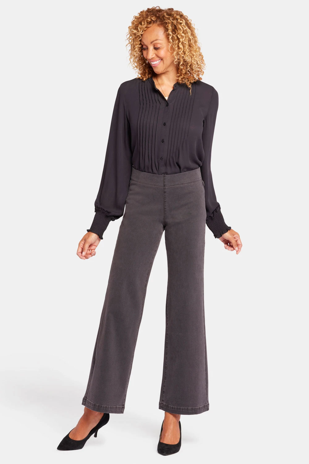 Teresa Wide Leg Pull-On Jeans - Sierra 4 Teresa Wide Leg Pull-On Jeans - Sierra - Image 4