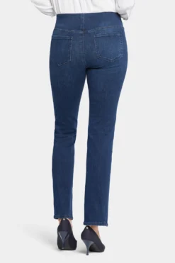 Pull-on Straight Jeans - Marvelous -Nydj Apparel Shop MSHD8782 MRVLS 2
