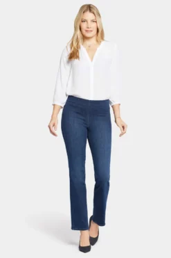 Pull-on Straight Jeans - Marvelous -Nydj Apparel Shop MSHD8782 MRVLS 4