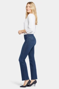 Pull-on Straight Jeans - Marvelous -Nydj Apparel Shop MSHD8782 MRVLS 5