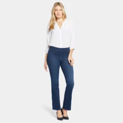 Pull-on Straight Jeans - Marvelous -Nydj Apparel Shop MSHD8782 MRVLS DPA