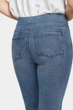 Pull-on Straight Jeans - Pristine -Nydj Apparel Shop MSHD8782 PRSTN 6