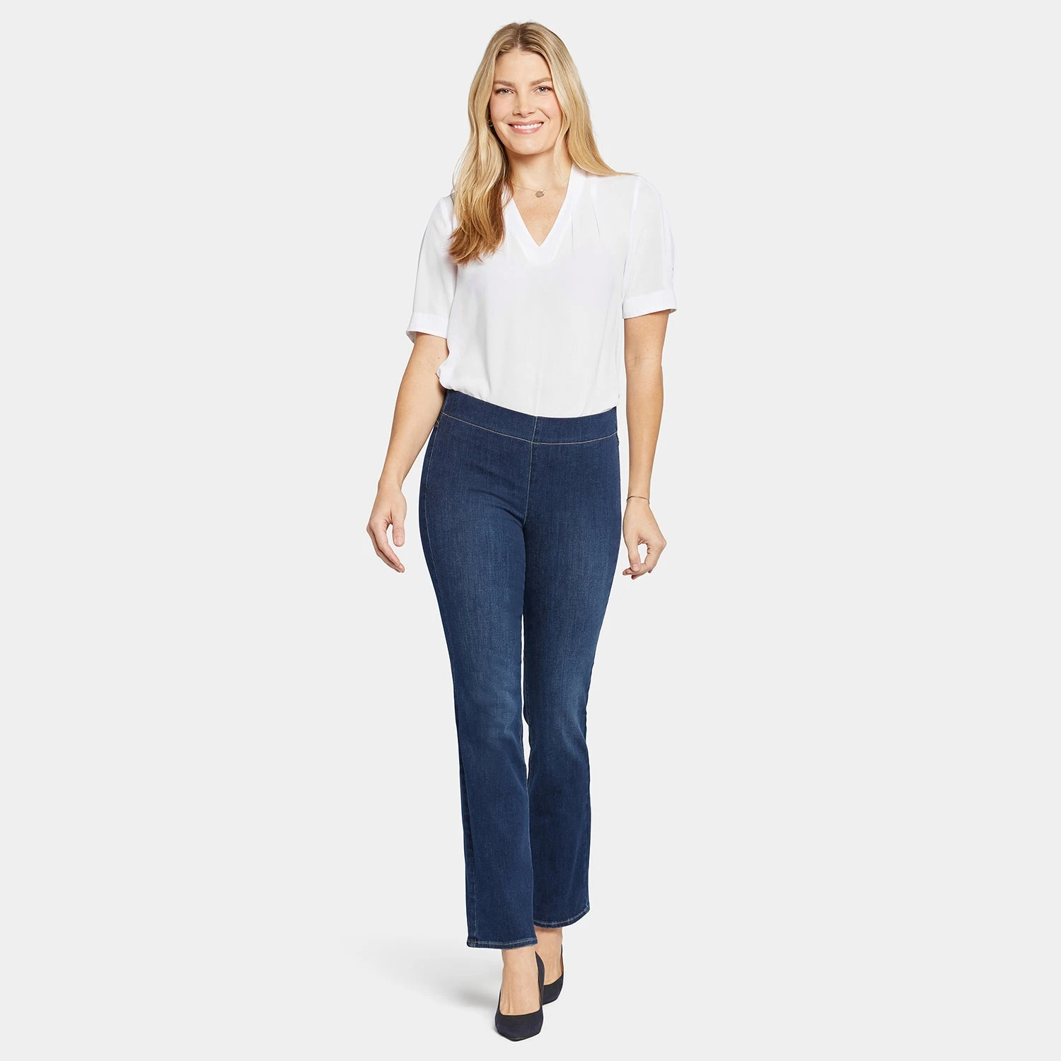 Pull-on Straight Jeans - Wonderland 7 Pull-on Straight Jeans - Wonderland - Image 7