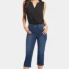 Waist-Match™ Slim Straight Crop Jeans - Prospect