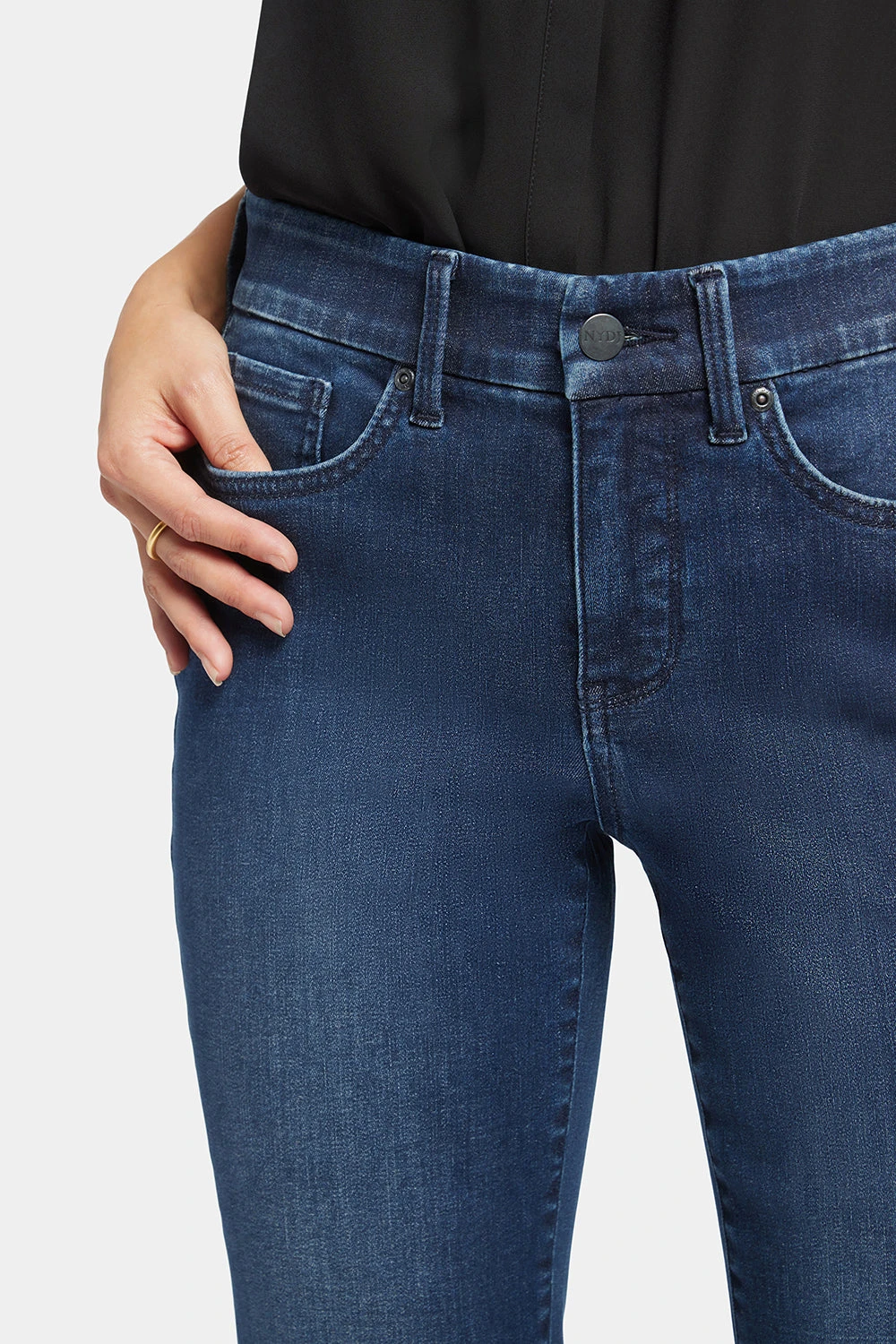 Waist-Match™ Slim Straight Crop Jeans - Prospect 6 Waist-Match™ Slim Straight Crop Jeans - Prospect - Image 6