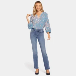 Waist-Match™ Marilyn Straight Jeans - Romance -Nydj Apparel Shop MSHDMS8573 RMNCE DPA