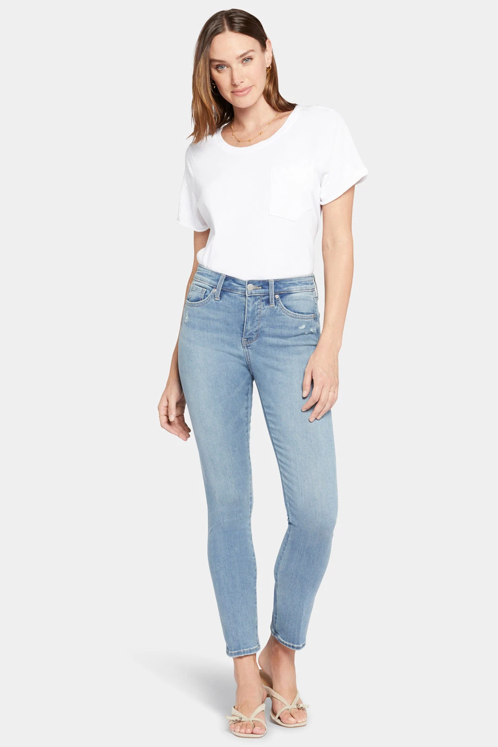 Le Silhouette Sheri Slim Jeans - Angel 2 Le Silhouette Sheri Slim Jeans - Angel - Image 2