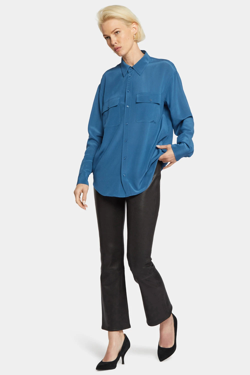 Lauren Silk Blouse - Deja Blu 5 Lauren Silk Blouse - Deja Blu - Image 5