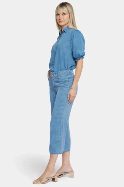 Brigitte Wide Leg Capri Jeans - Light Marine -Nydj Apparel Shop MSSTCP8897 LTMRN 5
