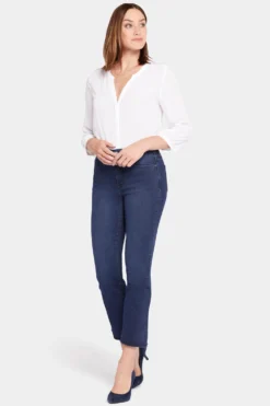Slim Bootcut Ankle Jeans - Facade
