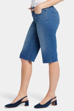 Kristie 80s Bermuda Denim Shorts - Windfall -Nydj Apparel Shop MSUQ8530 WINDFALL WNDFL 3 scaled