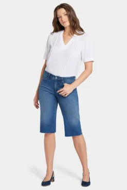 Kristie 80s Bermuda Denim Shorts - Windfall -Nydj Apparel Shop MSUQ8530 WINDFALL WNDFL 4 scaled