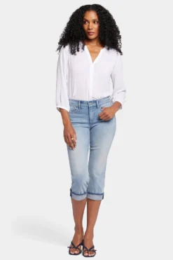 Marilyn Straight Crop Jeans - Afterglow