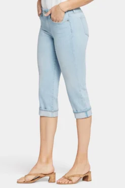 Marilyn Straight Crop Jeans - Brightside -Nydj Apparel Shop MSUQCR2389 BRTSD 3