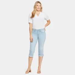 Marilyn Straight Crop Jeans - Brightside -Nydj Apparel Shop MSUQCR2389 BRTSD DPA