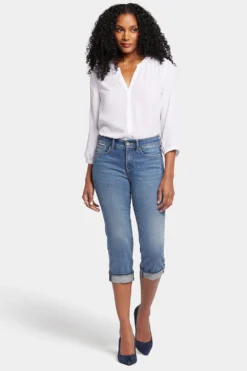Marilyn Straight Crop Jeans - Upbeat