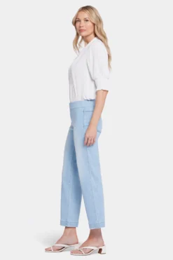 Bailey Relaxed Straight Ankle Pull-On Jeans - Santorini -Nydj Apparel Shop MTCD8933A STI 5