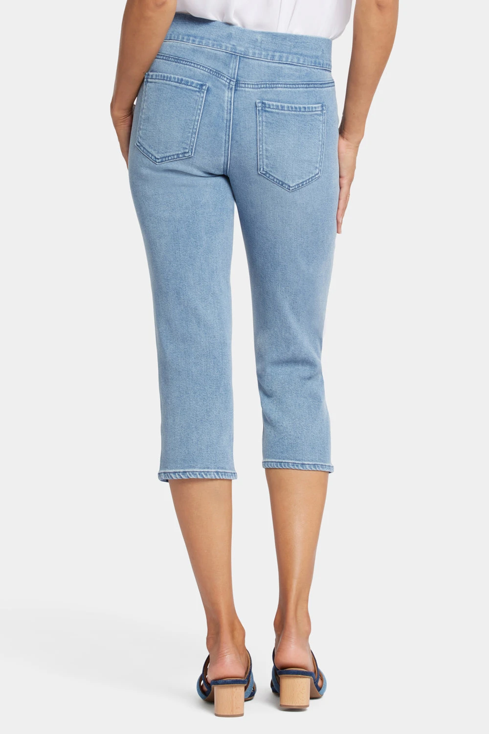 Dakota Crop Pull-On Jeans- Corfu 2 Dakota Crop Pull-On Jeans- Corfu - Image 2