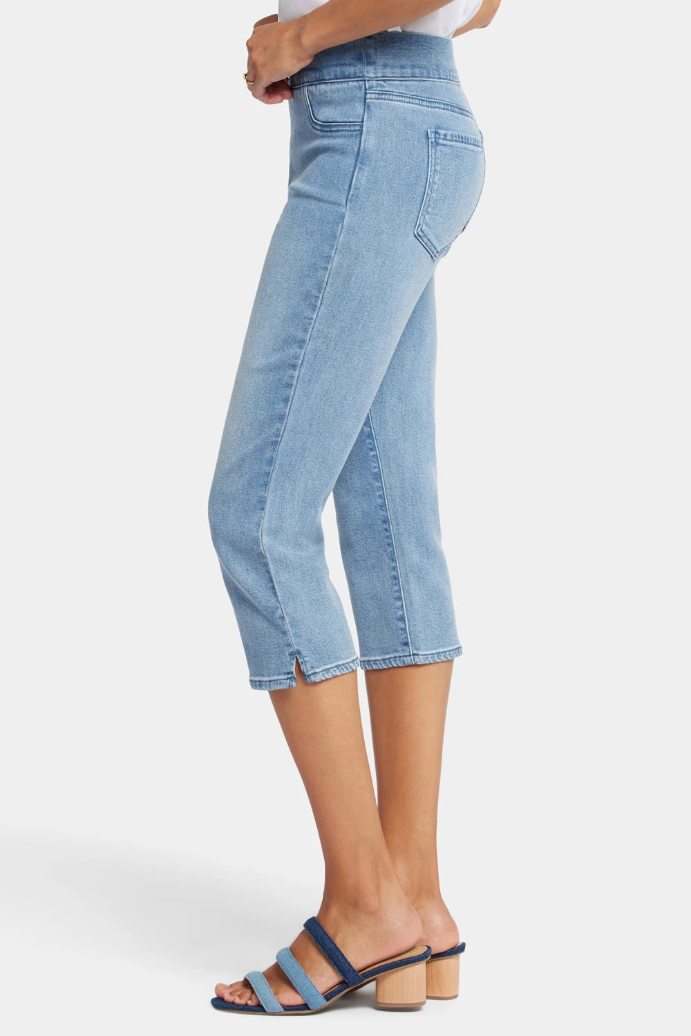 Dakota Crop Pull-On Jeans- Corfu 3 Dakota Crop Pull-On Jeans- Corfu - Image 3