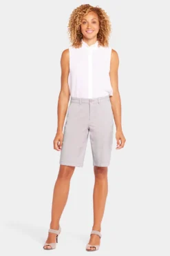 Bermuda Shorts - Pearl Grey 9 Bermuda Shorts - Pearl Grey -Nydj Apparel Shop MTST3766 916 4 9a6261e8 4fa0 4d85 9ae9 14d168f78aee
