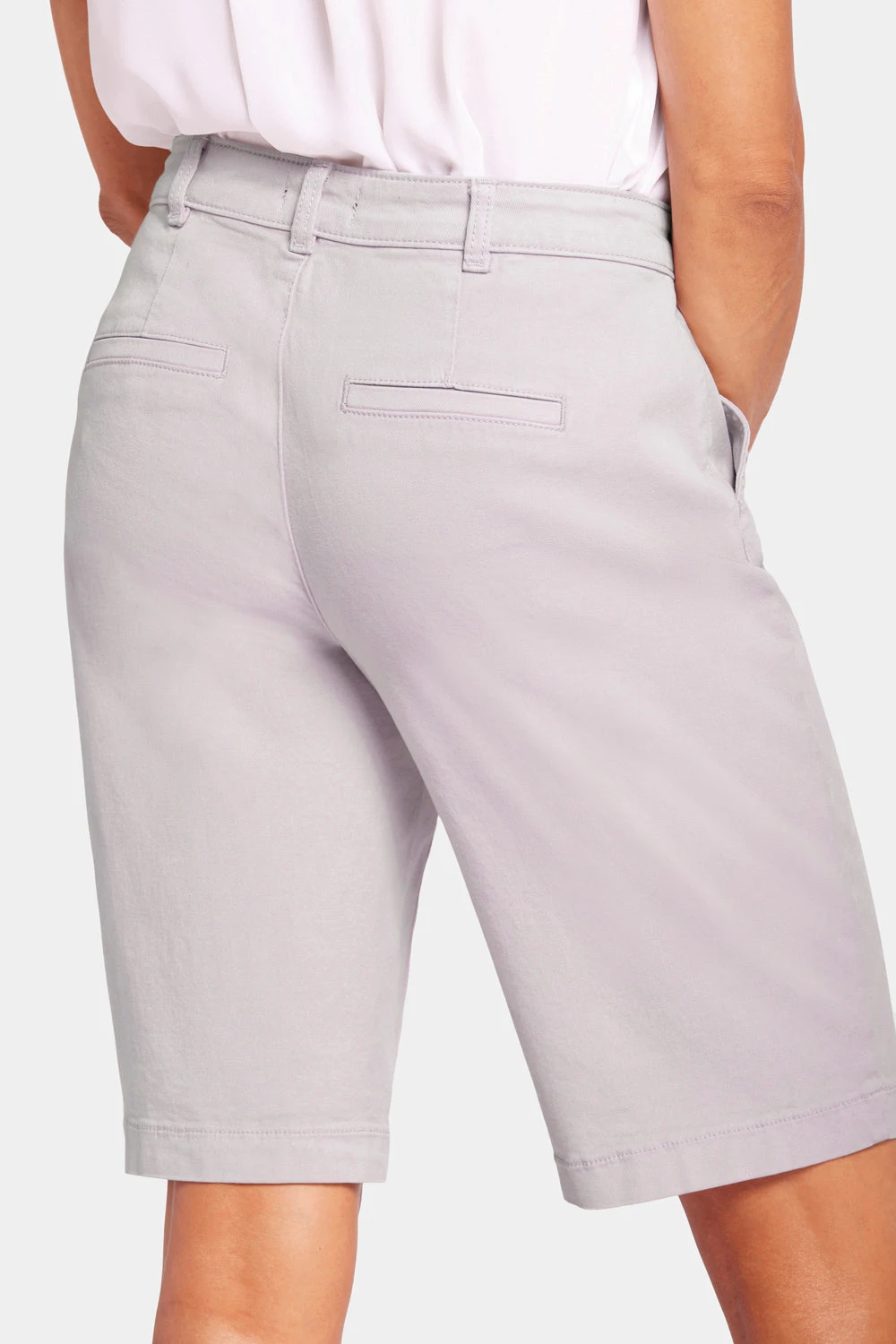 Bermuda Shorts - Pearl Grey 6 Bermuda Shorts - Pearl Grey - Image 6