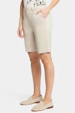 Bermuda Shorts - Feather 9 Bermuda Shorts - Feather -Nydj Apparel Shop MTST3766 FEATH 3