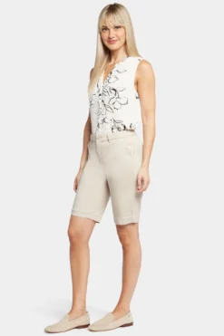 Bermuda Shorts - Feather 11 Bermuda Shorts - Feather -Nydj Apparel Shop MTST3766 FEATH 5