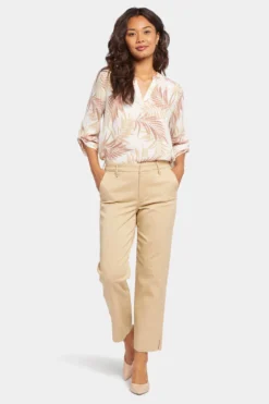 Relaxed Ankle Trouser Pants - Cashmere