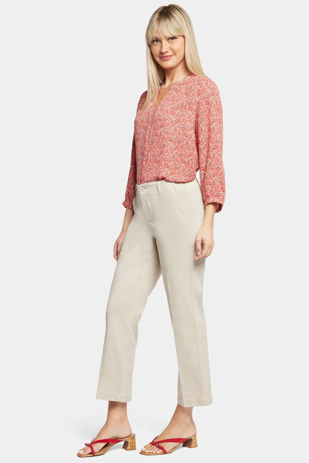 Marilyn Straight Ankle Pants - Feather 5 Marilyn Straight Ankle Pants - Feather - Image 5