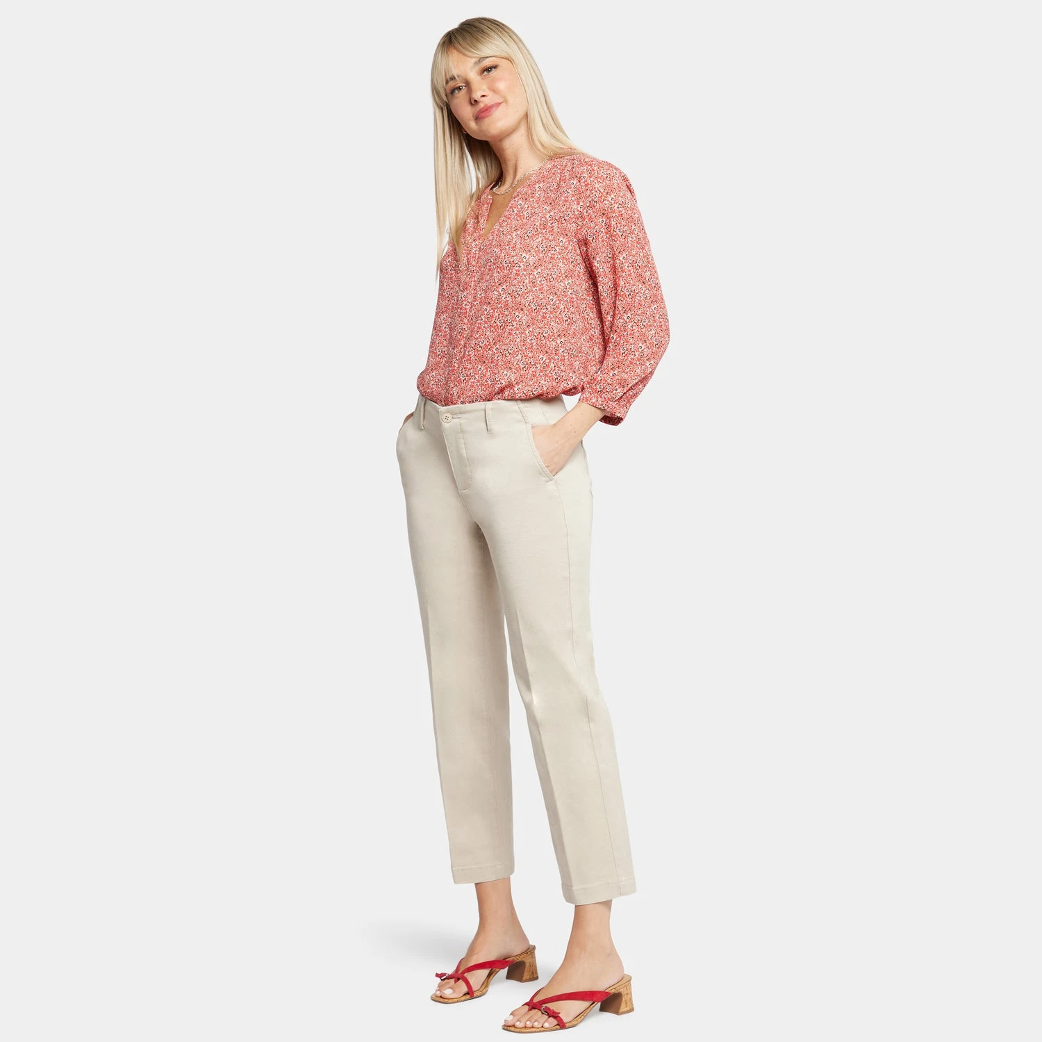 Marilyn Straight Ankle Pants - Feather 7 Marilyn Straight Ankle Pants - Feather - Image 7