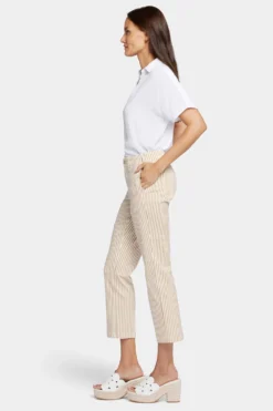 Straight Ankle Pants - Sunbird Stripe -Nydj Apparel Shop MTST8767 S2091 5
