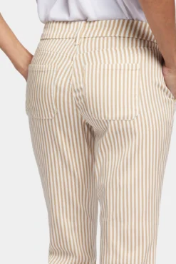 Straight Ankle Pants - Sunbird Stripe -Nydj Apparel Shop MTST8767 S2091 6