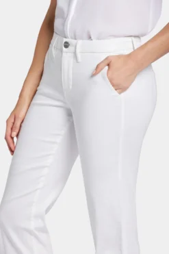 Piper Trouser Pants - Optic White -Nydj Apparel Shop MTST8794 157 6