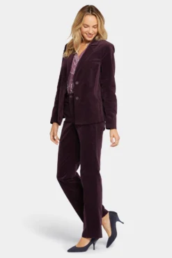 Classic Blazer Jacket - Eggplant -Nydj Apparel Shop MVLE4183 EGPLN 5