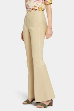 Stretch Suede Flared Pants - Warm Sand -Nydj Apparel Shop MYAS8338 WSD 3 5a96f2c4 f267 48ae b258 f36bab6364ac