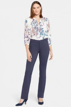 Slim Trouser Pants In Petite - Oxford Navy -Nydj Apparel Shop P11Z2020 OXNV 4