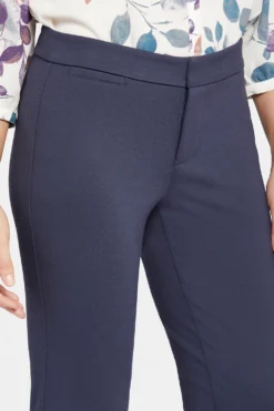 Slim Trouser Pants In Petite - Oxford Navy -Nydj Apparel Shop P11Z2020 OXNV 6