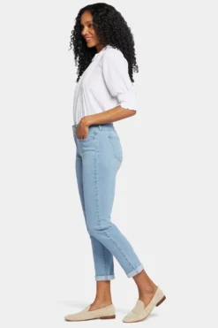 Margot Girlfriend Jeans In Petite - Kingston -Nydj Apparel Shop PANV8215 KNGST 5