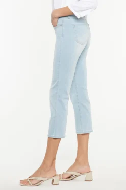 Marilyn Straight Crop Jeans In Petite - Hollander -Nydj Apparel Shop PANVCP8633 HLNDR 3